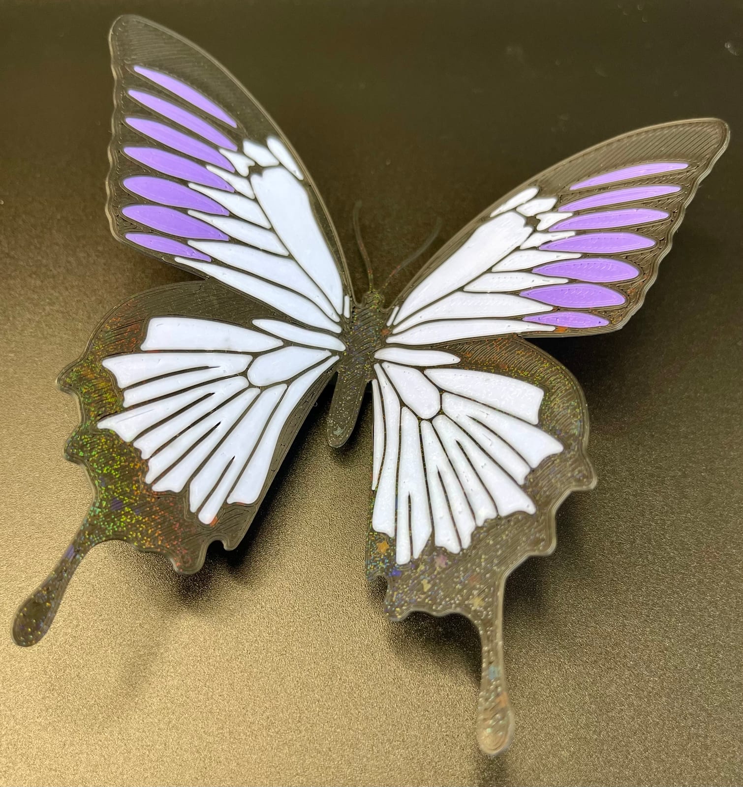 Butterfly Magnet , Purple