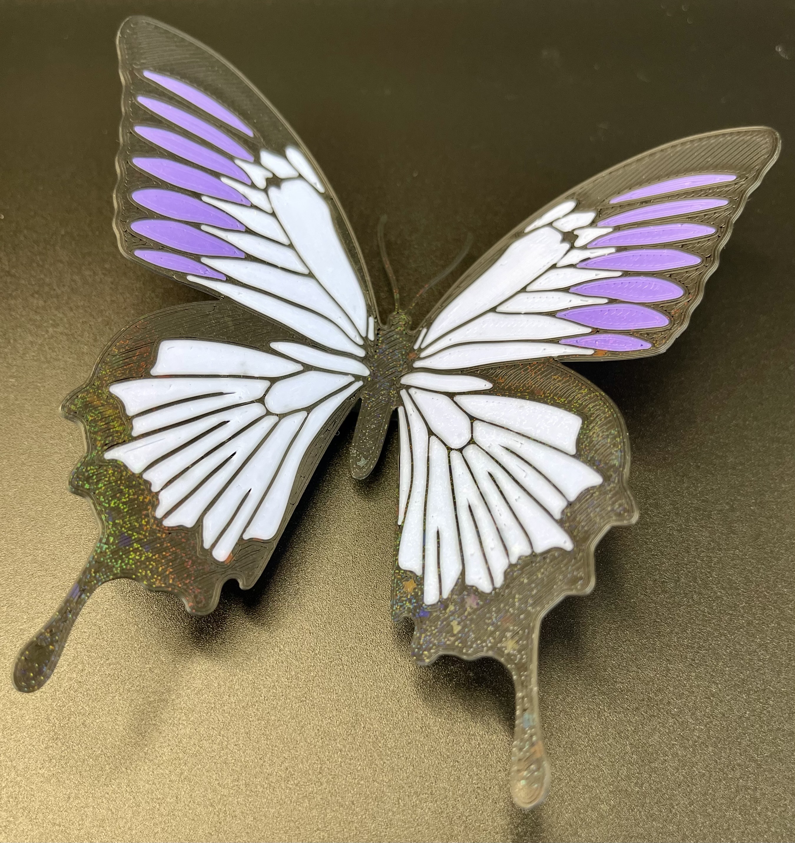 Butterfly Magnet , Purple