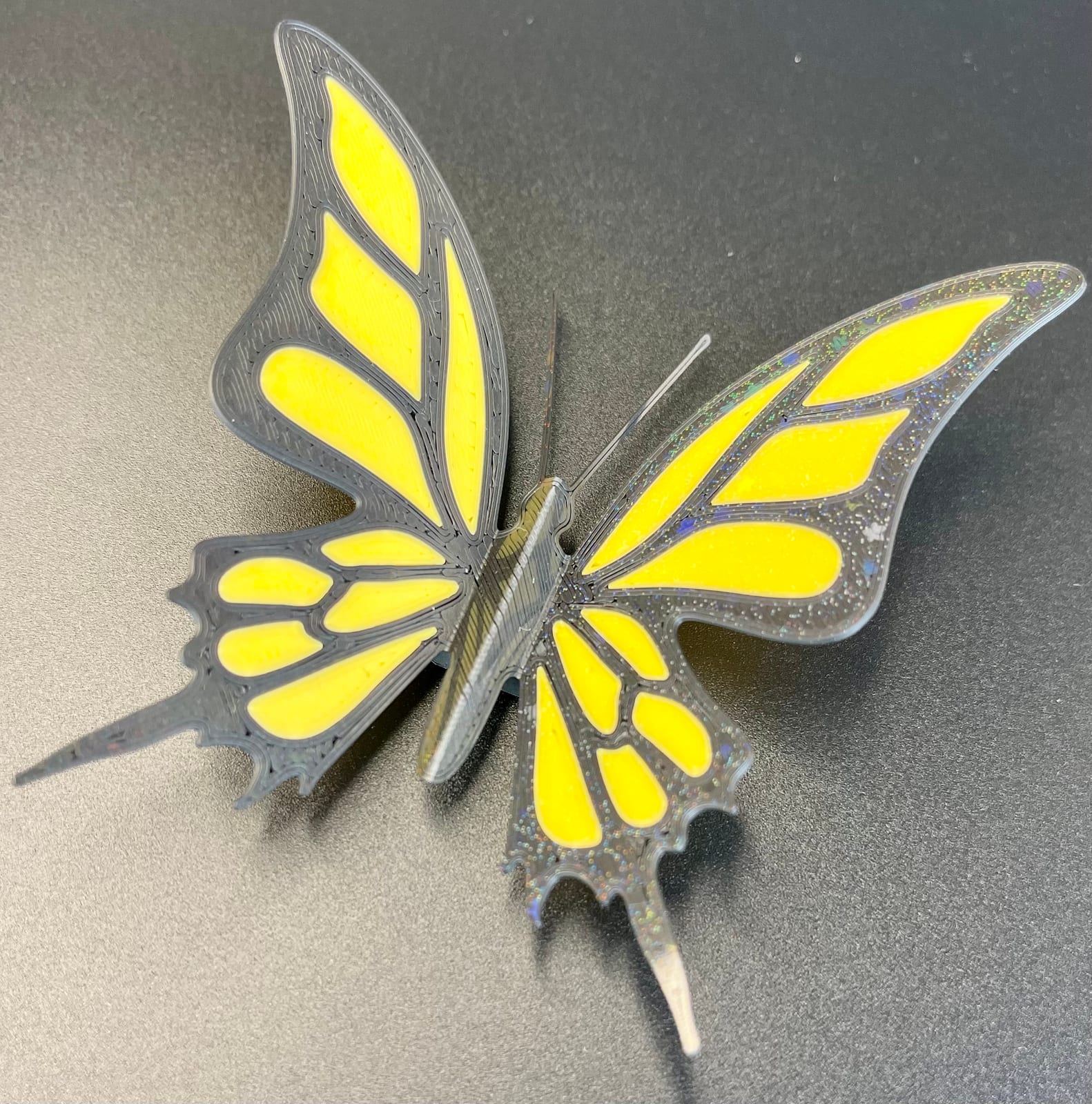 Butterfly Magnet, Yellow