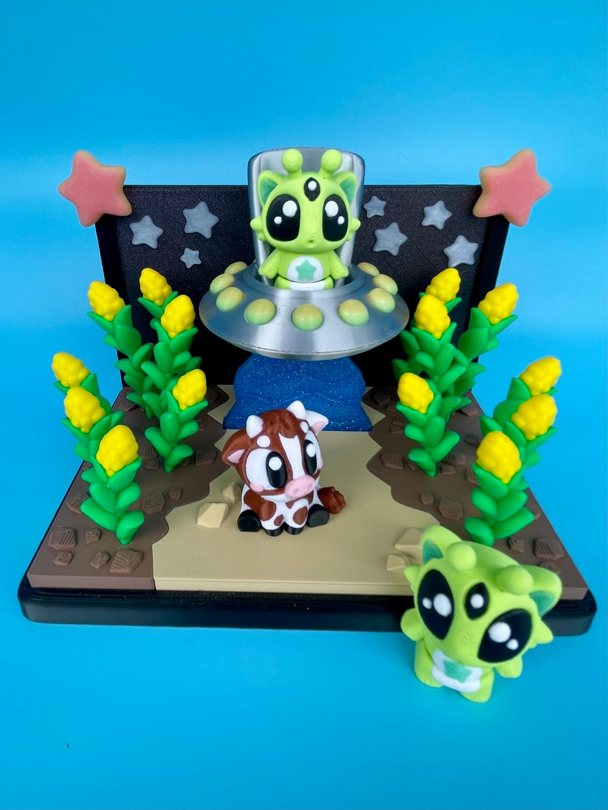 Cow Abduct Playset