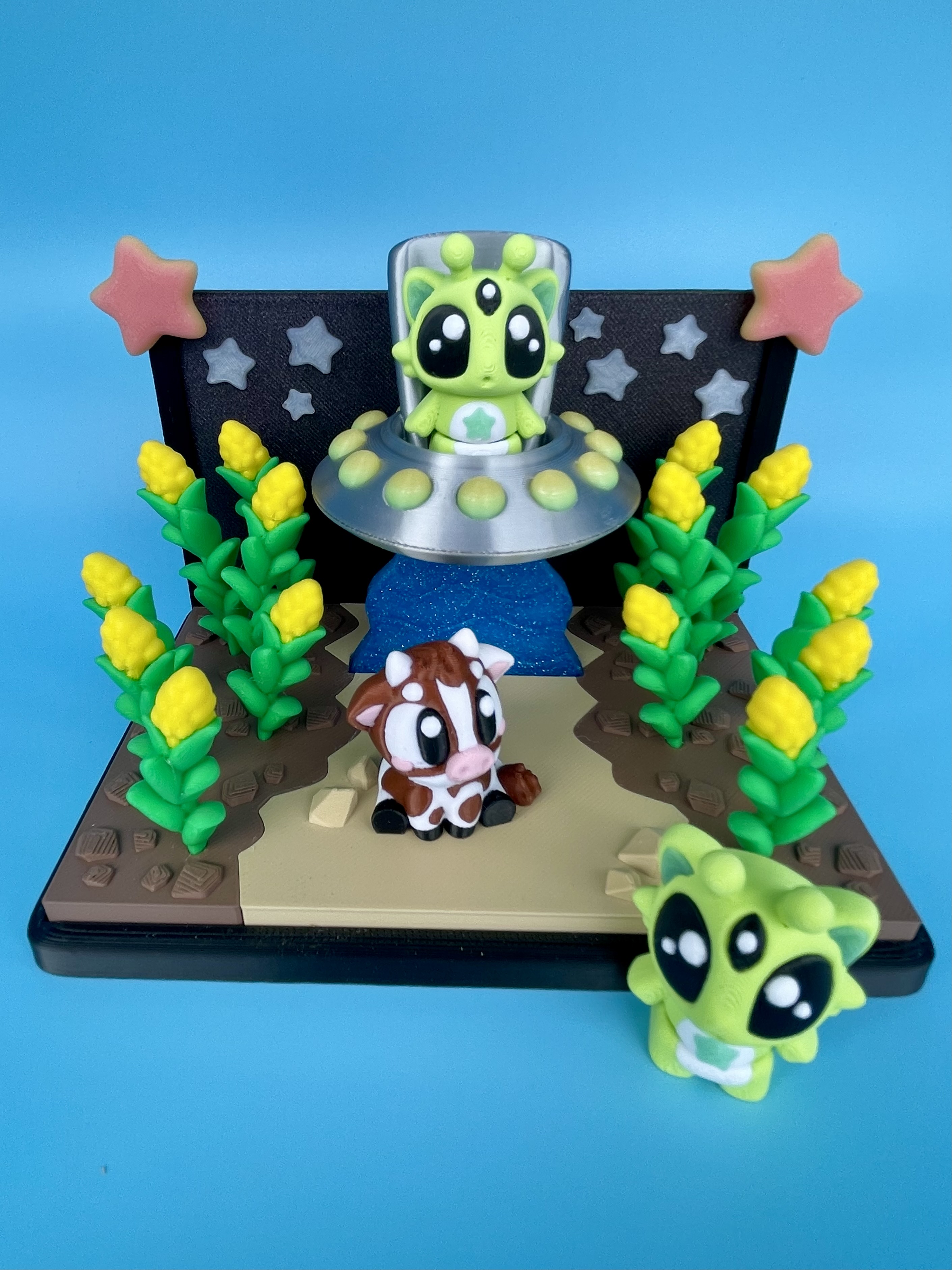 Cow Abduct Playset