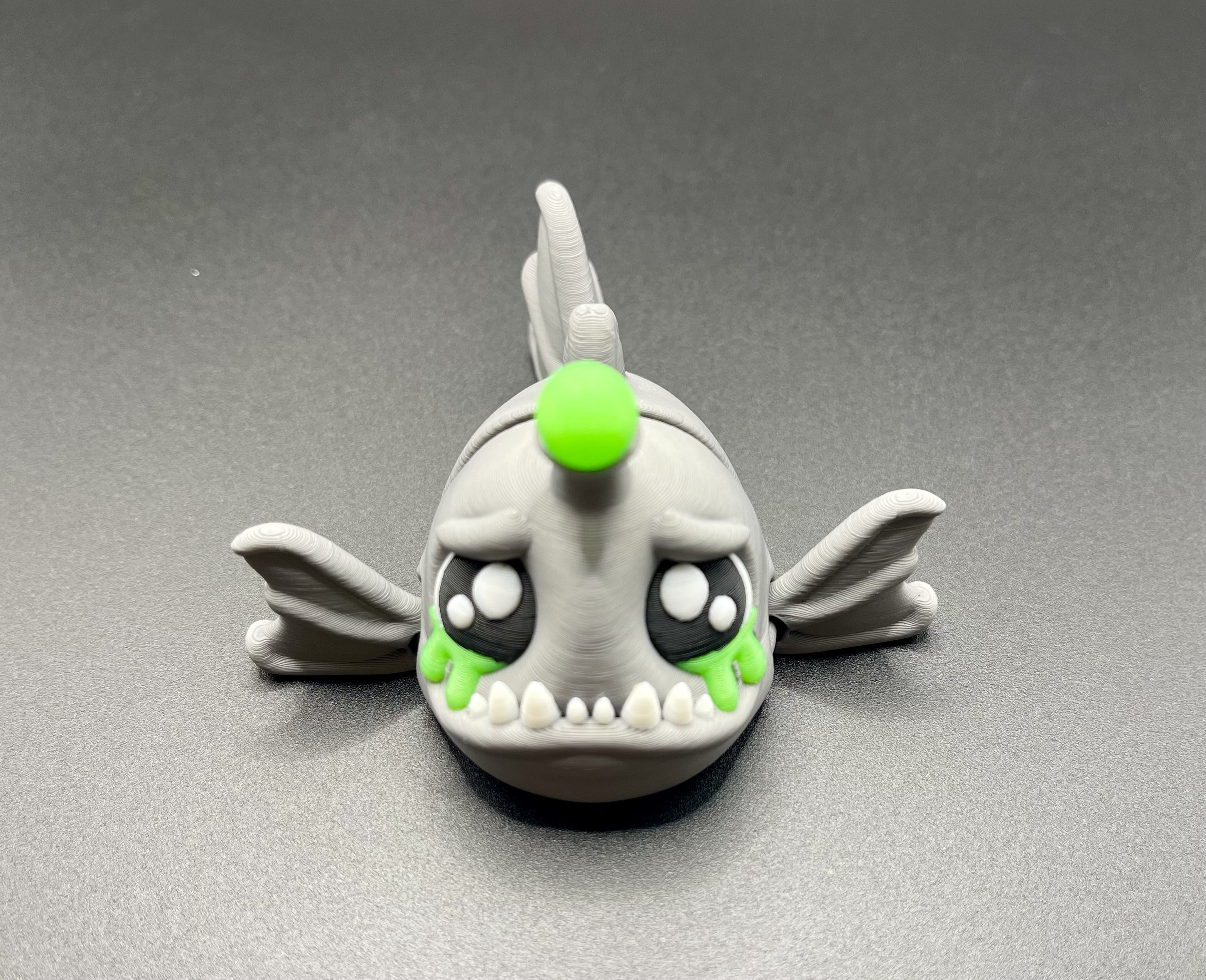 CryBaby Glow Angler Fish, Medium, Glows
