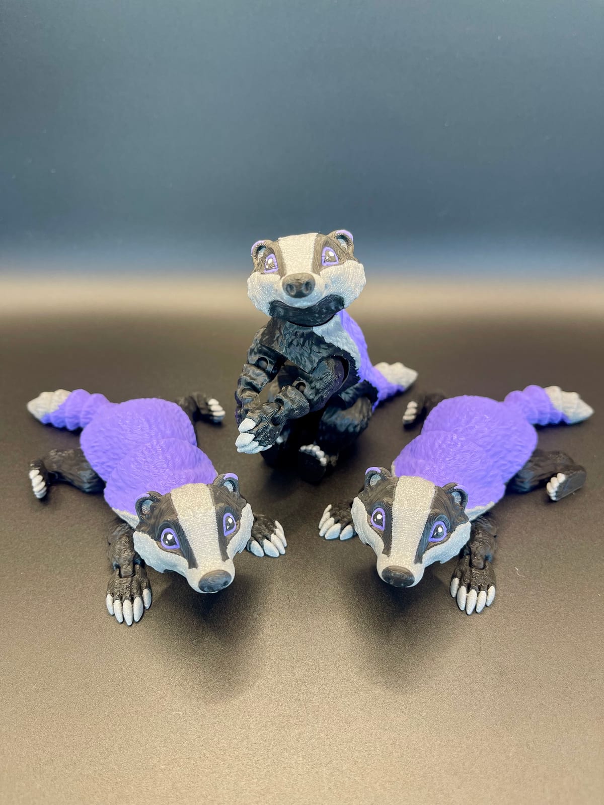 Elmore City Badger Keychain Full Body