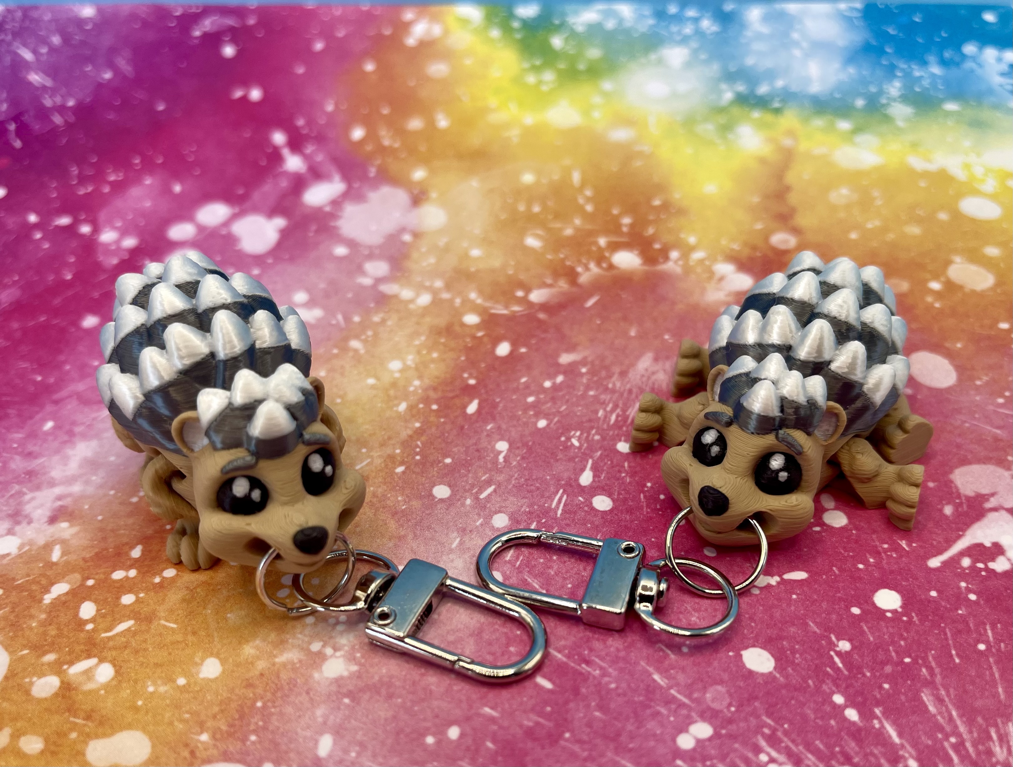 Hedgehog Keychain