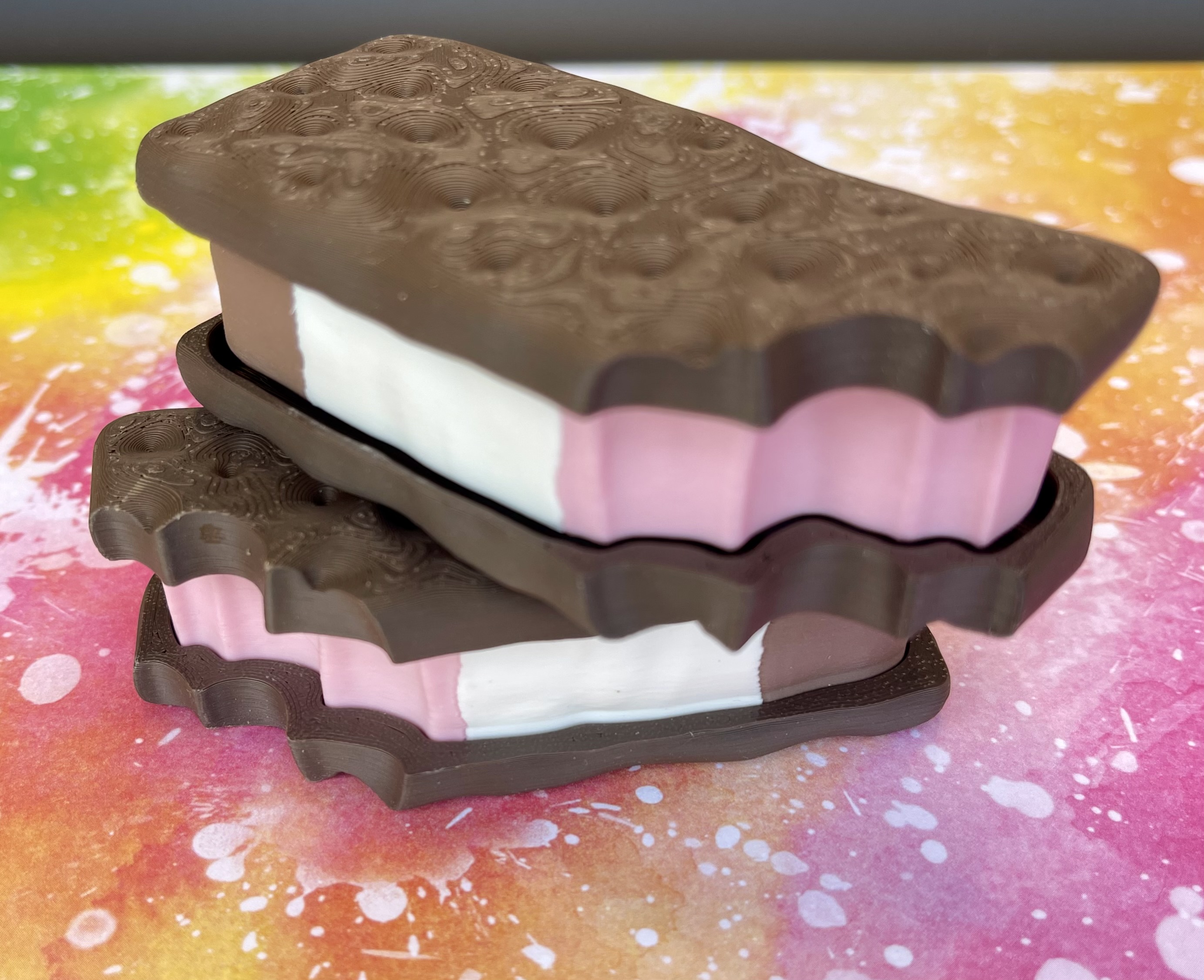 Ice Cream Sandwich Clicker Neapolitan